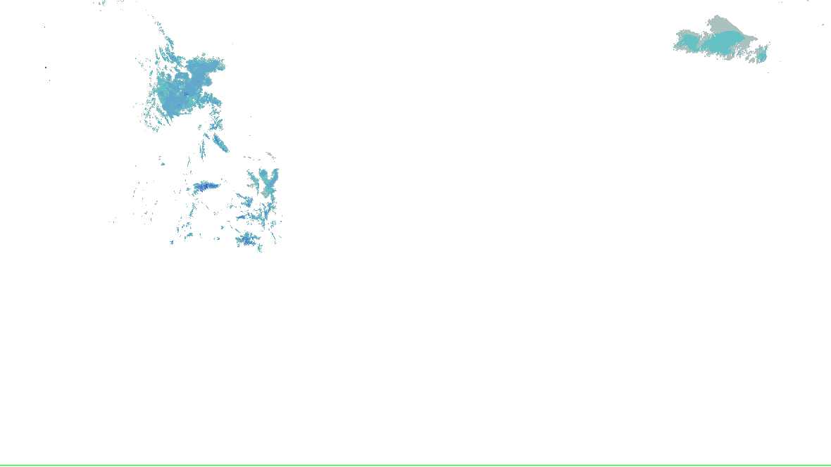 Snow depth analysis for the lower 48, in NOHRSC’s legend colors