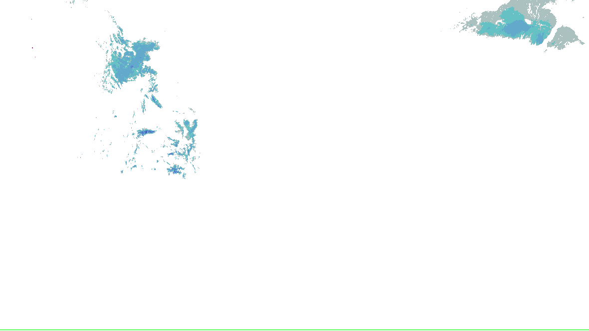 NOHRSC snow analysis for the lower 48; see the adjacent source legend and time qualification
