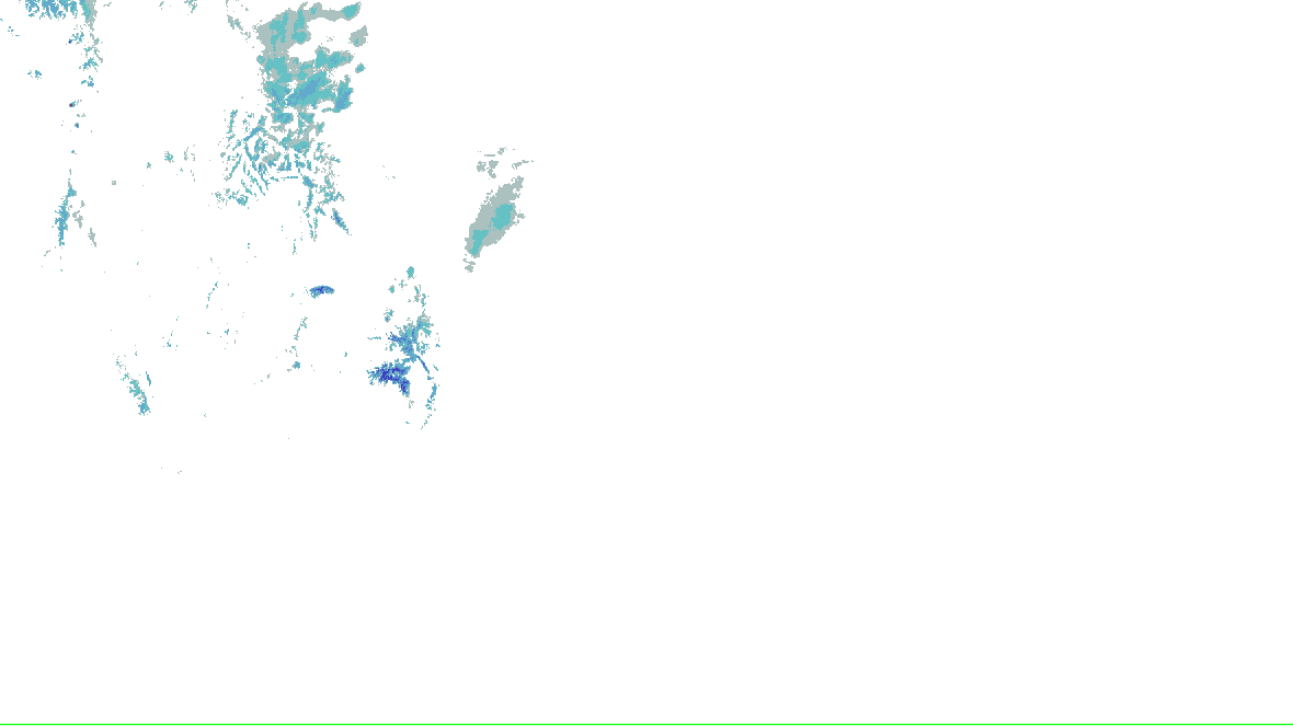 NOHRSC snow analysis for the lower 48; see the adjacent source legend and time qualification