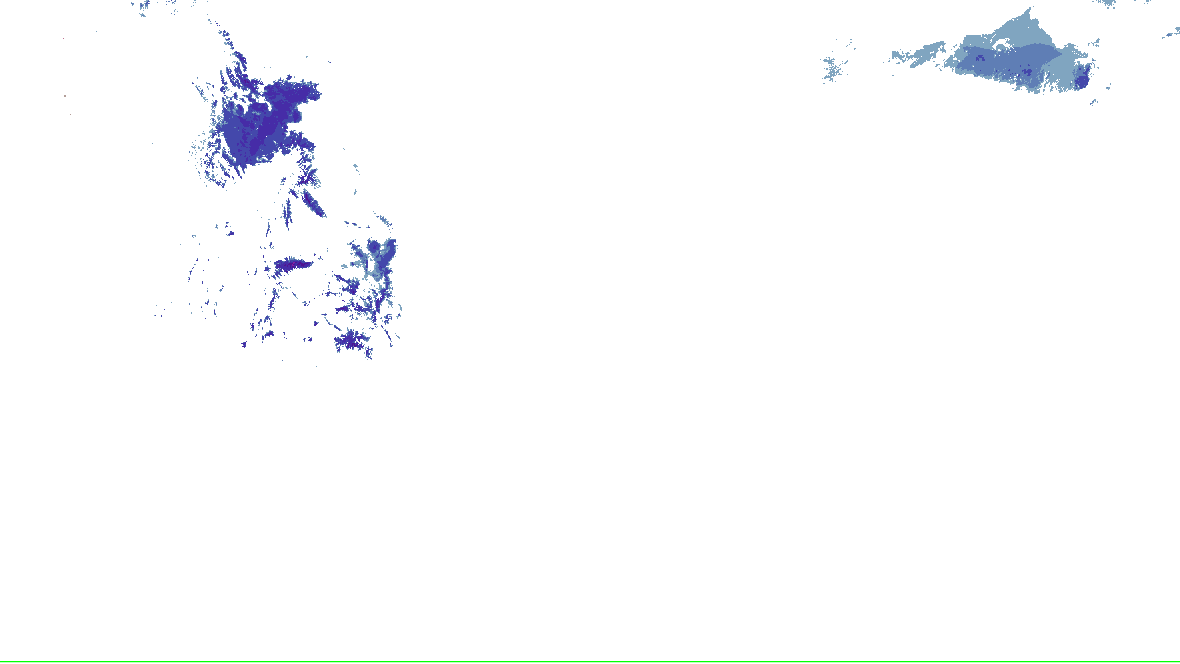 Snow water equivalent analysis for the lower 48, in NOHRSC’s legend colors