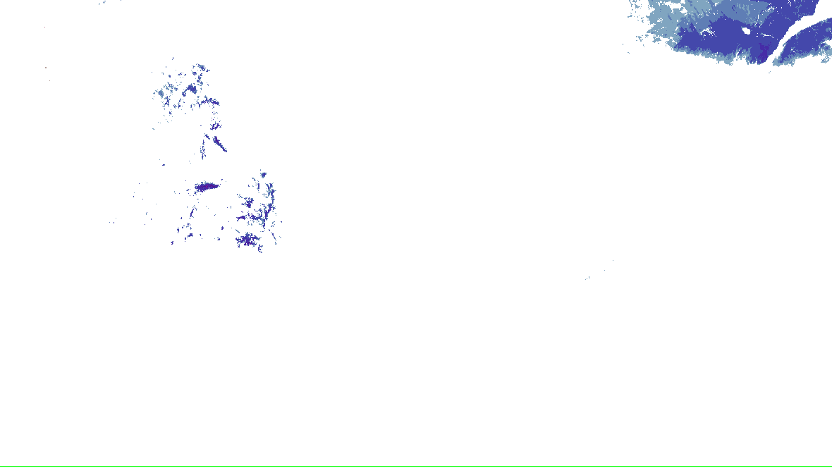Snow water equivalent analysis for the lower 48, in NOHRSC’s legend colors